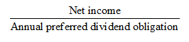 Preferred Dividend Coverage